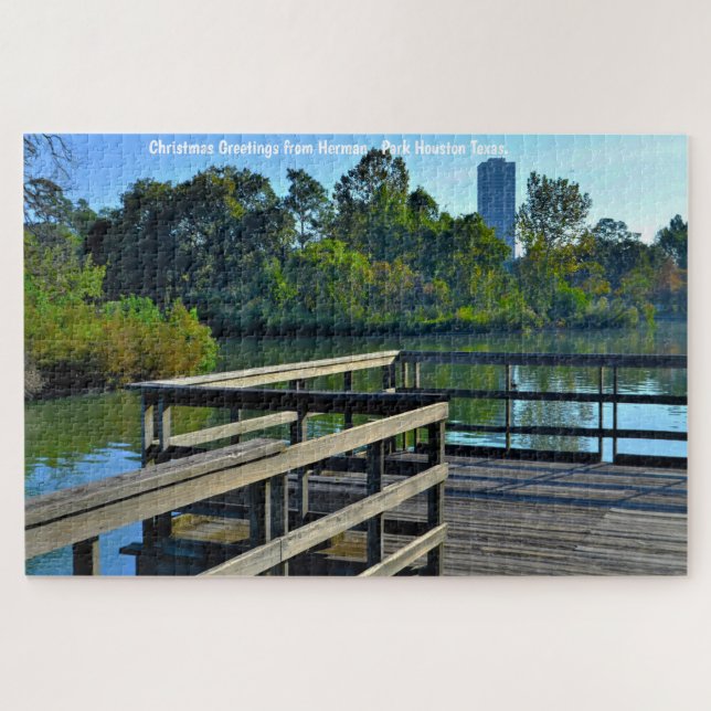 Herman Park Houston Texas. Jigsaw Puzzle (Horizontal)