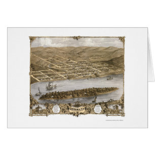 Hermann, MO Panoramic Map - 1869 Cards