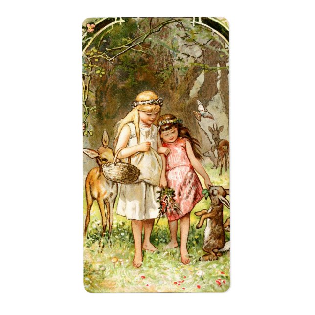 Hermann Vogel - Snow White and Rose Red Label (Front)