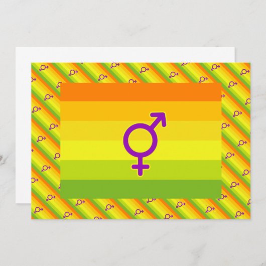 HERMAPHRODITE PRIDE FLAG (Front/Back)