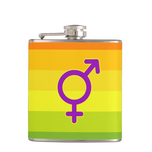 HERMAPHRODITE PRIDE FLASK