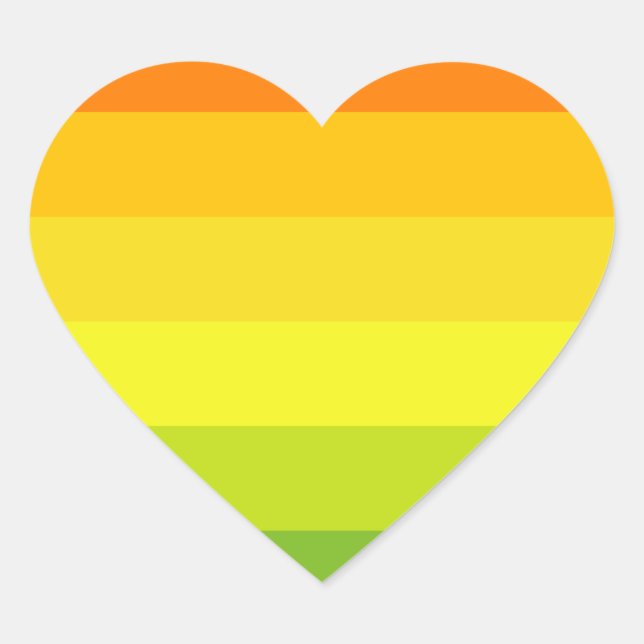 Hermaphrodite Pride Heart Sticker (Front)