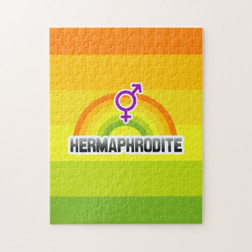 HERMAPHRODITE RAINBOW JIGSAW PUZZLE