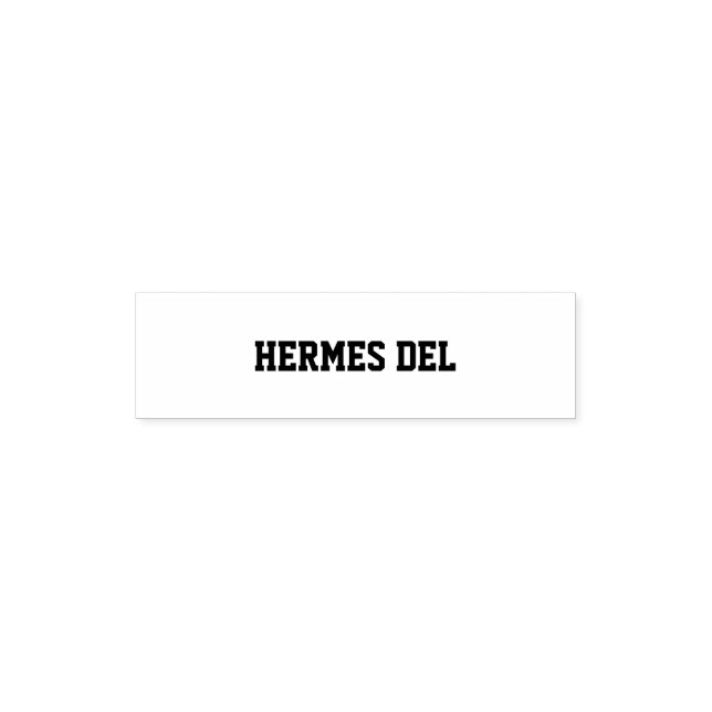 HERMES DEL Large Letter Stamp Mail Post (Design)