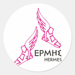 Hermes / Ermis - One of the 12 Greek Gods Classic Round Sticker