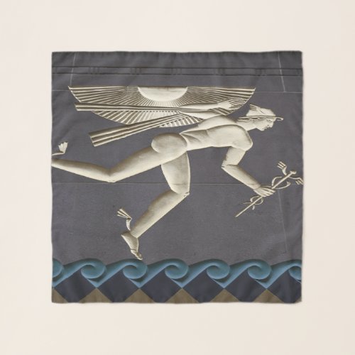 Hermes - Herald of the Greek Gods in NYC Scarf