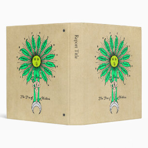 Hermes Mercury Tree of Alchemy 3 Ring Binder