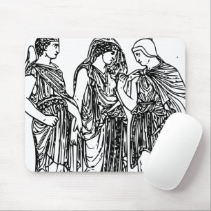Hermes, Orpheus and Eurydice Mouse Pad