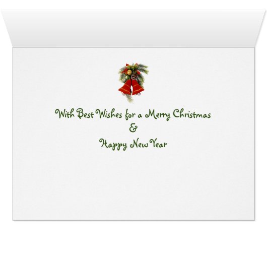 Hermes the Maltese Christmas Greeting Card (Inside Horizontal (Bottom))