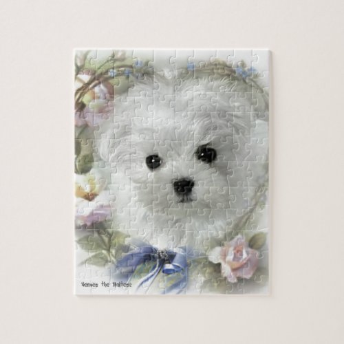 Hermes the Maltese Jigsaw Puzzle