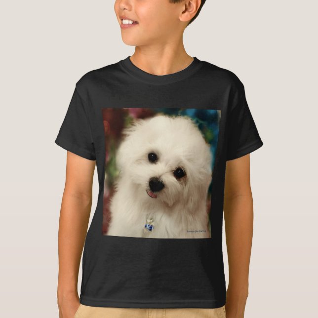Hermes the Maltese T-Shirt (Front)