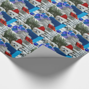 Hermes the Maltese Wrapping Paper