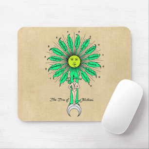 Hermes Tree of Alchemy Mouse Pad