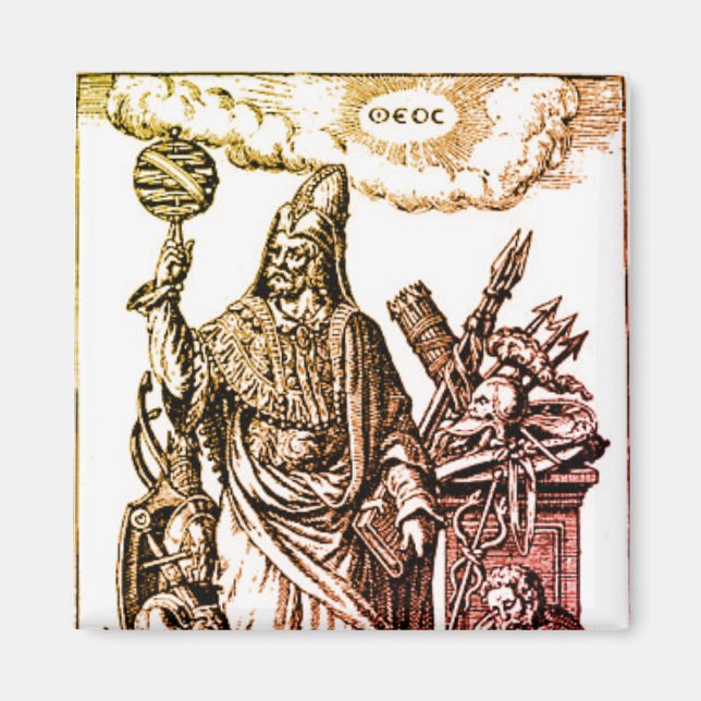 Hermes Trismegistus (Hermes the Thrice-Greatest) Magnet (Front)
