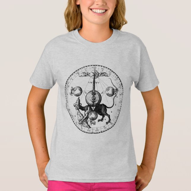 Hermetic Kabbalah Mandala Symbol T-Shirt (Front)