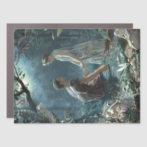 Hermia Lysander  fairies Midsummer Night Dream Car Magnet