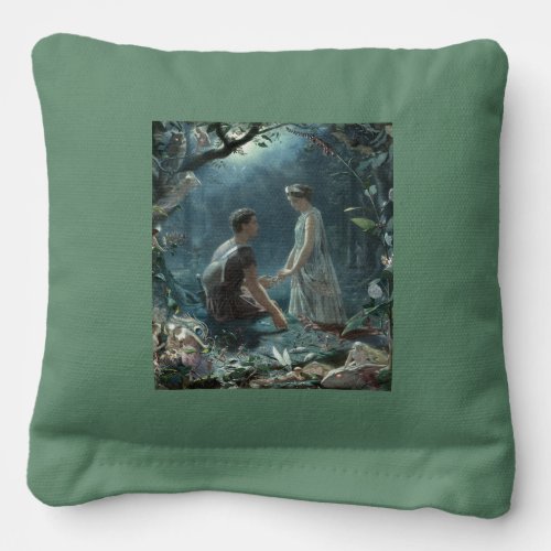 Hermia Lysander  fairies Midsummer Night Dream Cornhole Bags