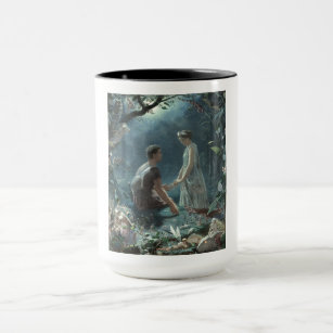 Hermia Lysander & fairies Midsummer Night Dream Mug