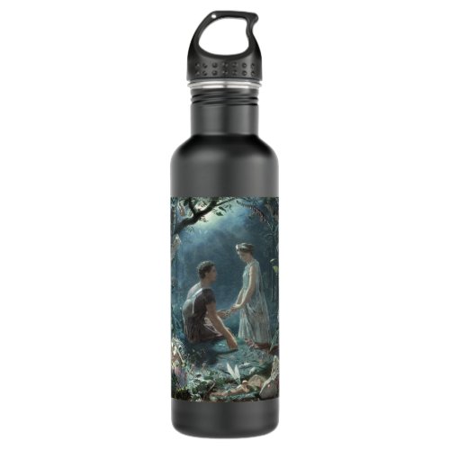 Hermia Lysander  fairies Midsummer Night Dream Stainless Steel Water Bottle