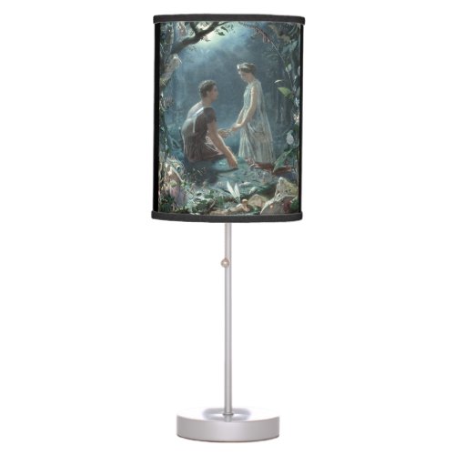 Hermia Lysander  fairies Midsummer Night Dream Table Lamp