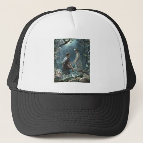Hermia Lysander  fairies Midsummer Night Dream Trucker Hat