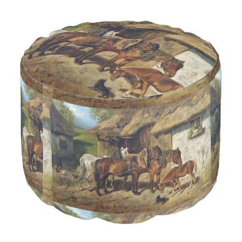 Hermine Biedermann Harnessed Horses at the Stabl Pouf