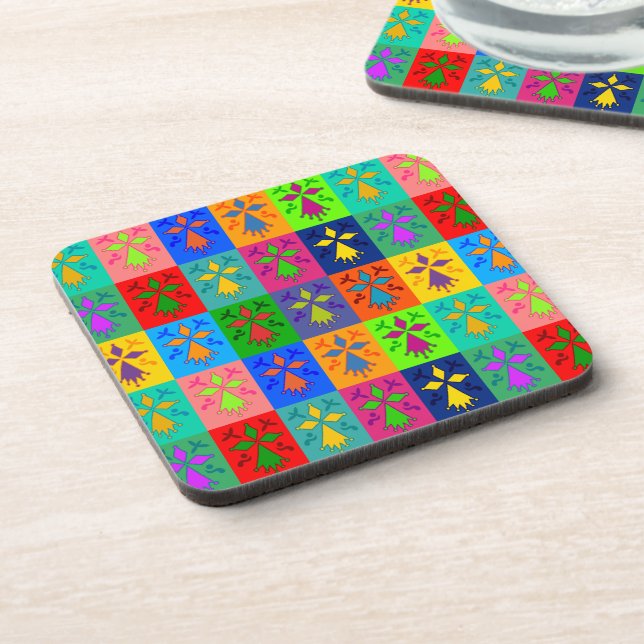 Hermine Pop Beverage Coaster (Left Side)