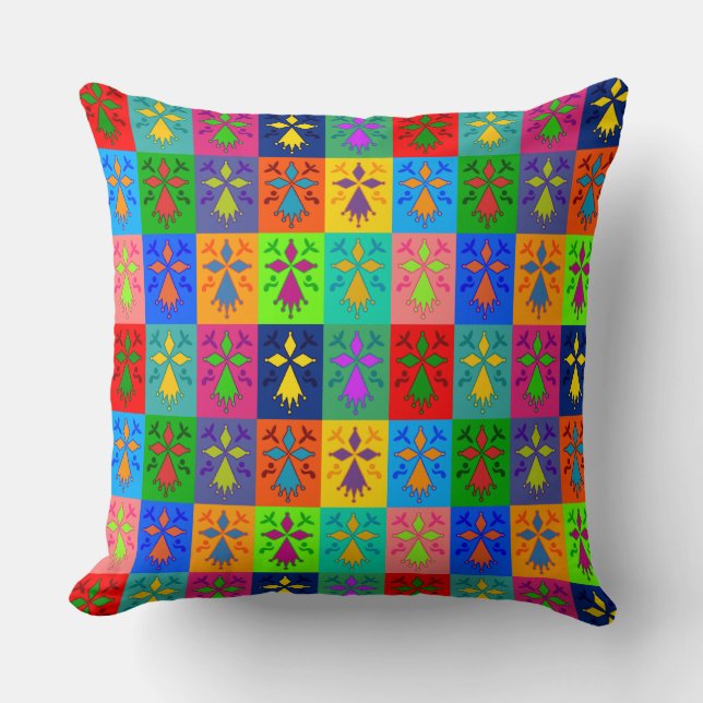 Hermine Pop Throw Pillow (Front)
