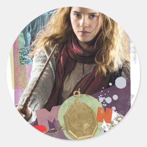 Hermione 14 classic round sticker