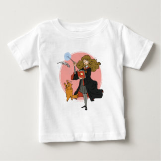 Hermione and Crookshanks Wingardium Leviosa Baby T-Shirt