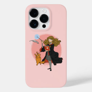 Hermione and Crookshanks Wingardium Leviosa Case-Mate iPhone 14 Pro Case