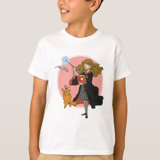 Hermione and Crookshanks Wingardium Leviosa T-Shirt