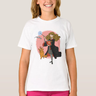 Hermione and Crookshanks Wingardium Leviosa T-Shirt