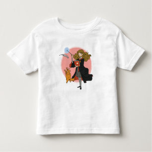 Hermione and Crookshanks Wingardium Leviosa Toddler T-shirt