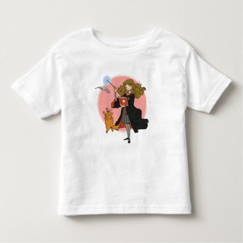 Hermione and Crookshanks Wingardium Leviosa Toddler T_shirt
