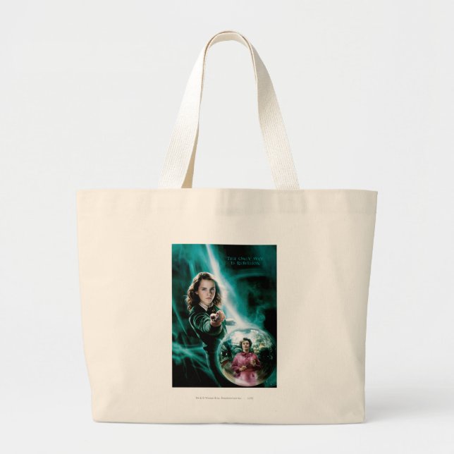 Hermione Granger and Professor Umbridge Large Tote Bag (Front)