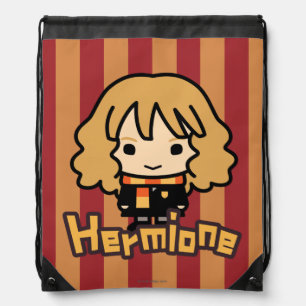 Hermione Granger Cartoon Character Art Drawstring Bag