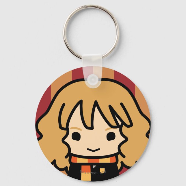 Hermione Granger Cartoon Character Art Keychain (Front)