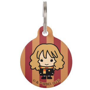 Hermione Granger Cartoon Character Art Pet ID Tag