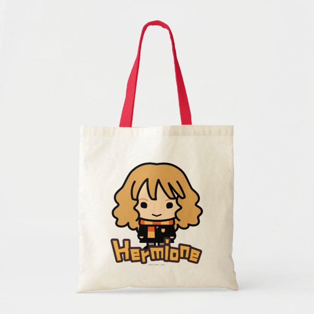 Hermione Granger Cartoon Character Art Tote Bag (Front)