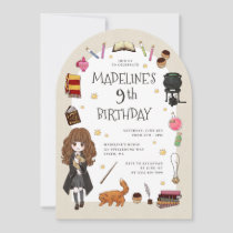Hermione Granger Magical Birthday Celebration Invitation