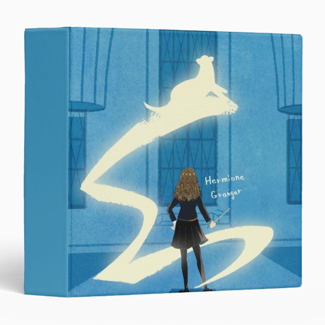 Hermione Granger Patronus Painting 3 Ring Binder (Front/Spine)