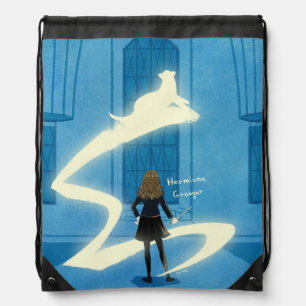 Hermione Granger Patronus Painting Drawstring Bag