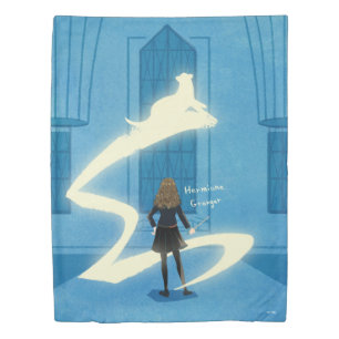 Hermione Granger Patronus Painting Duvet Cover