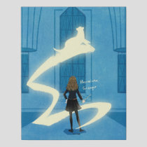 Hermione Granger Patronus Painting Faux Canvas Print