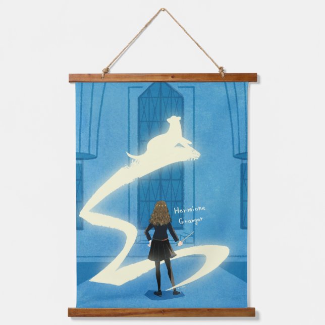 Hermione Granger Patronus Painting Hanging Tapestry (Front)
