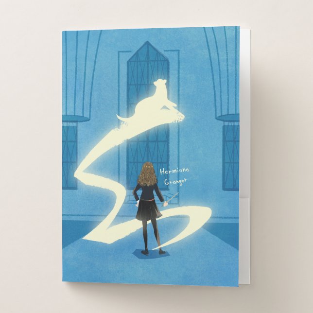 Hermione Granger Patronus Painting Pocket Folder (Front)