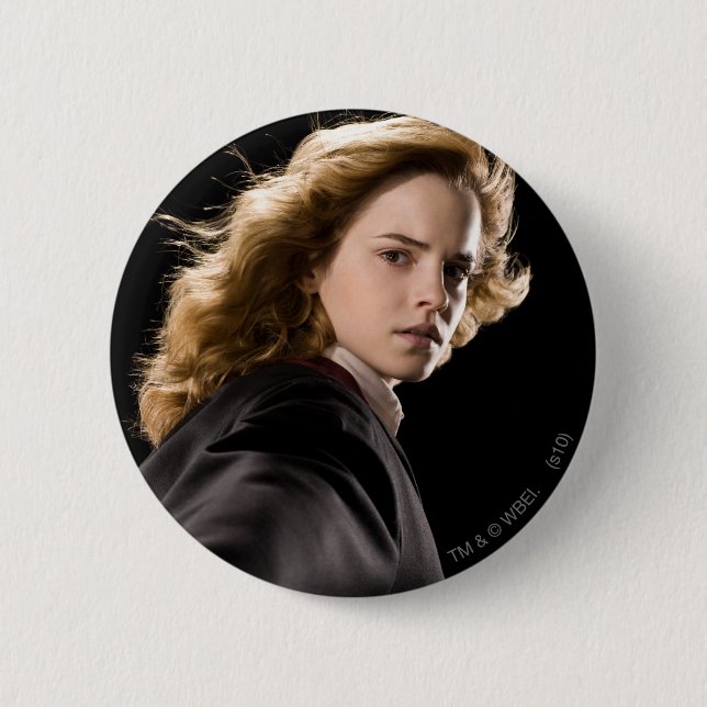 Hermione Granger Ready For Action Pinback Button (Front)