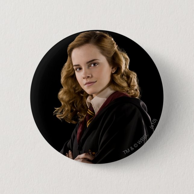 Hermione Granger Scholarly Pinback Button (Front)