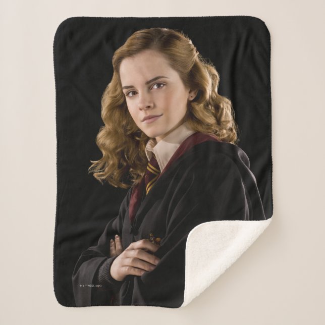 Hermione Granger Scholarly Sherpa Blanket (Front)